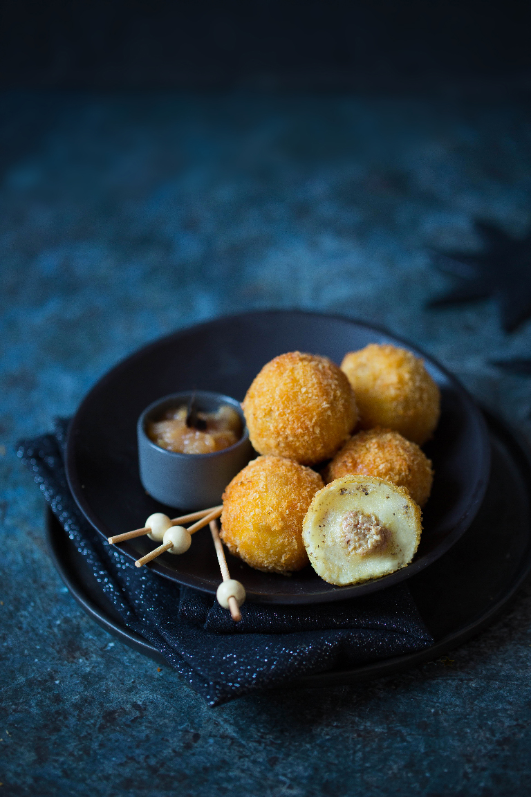 Cromesquis truffe et foie gras