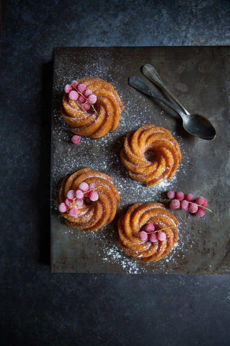 Mini bundt cake à l'orange 