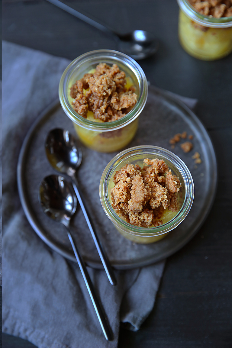 Crumble ananas rôti à la vanille et speculoos zoom