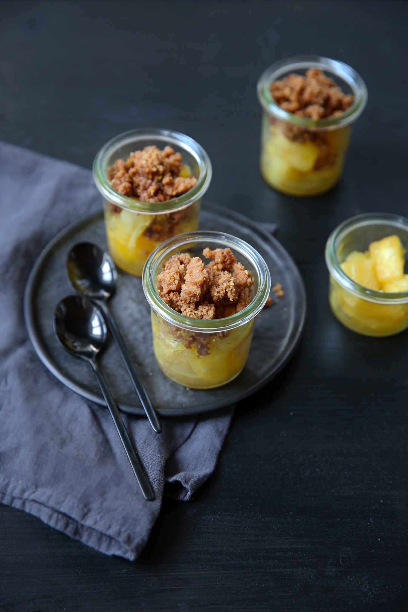 crumble ananas speculoos