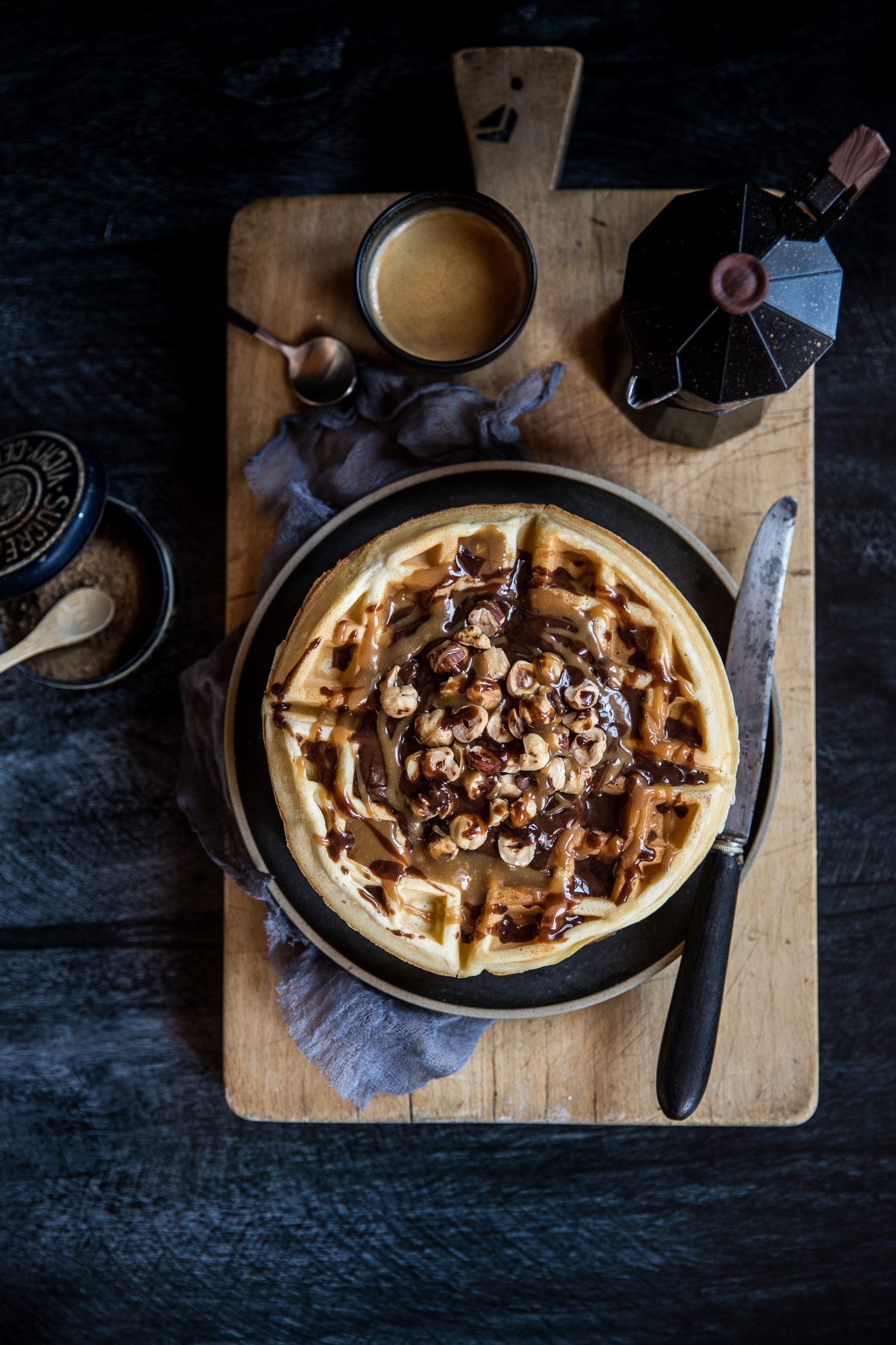 Gaufre chantilly chocolat_