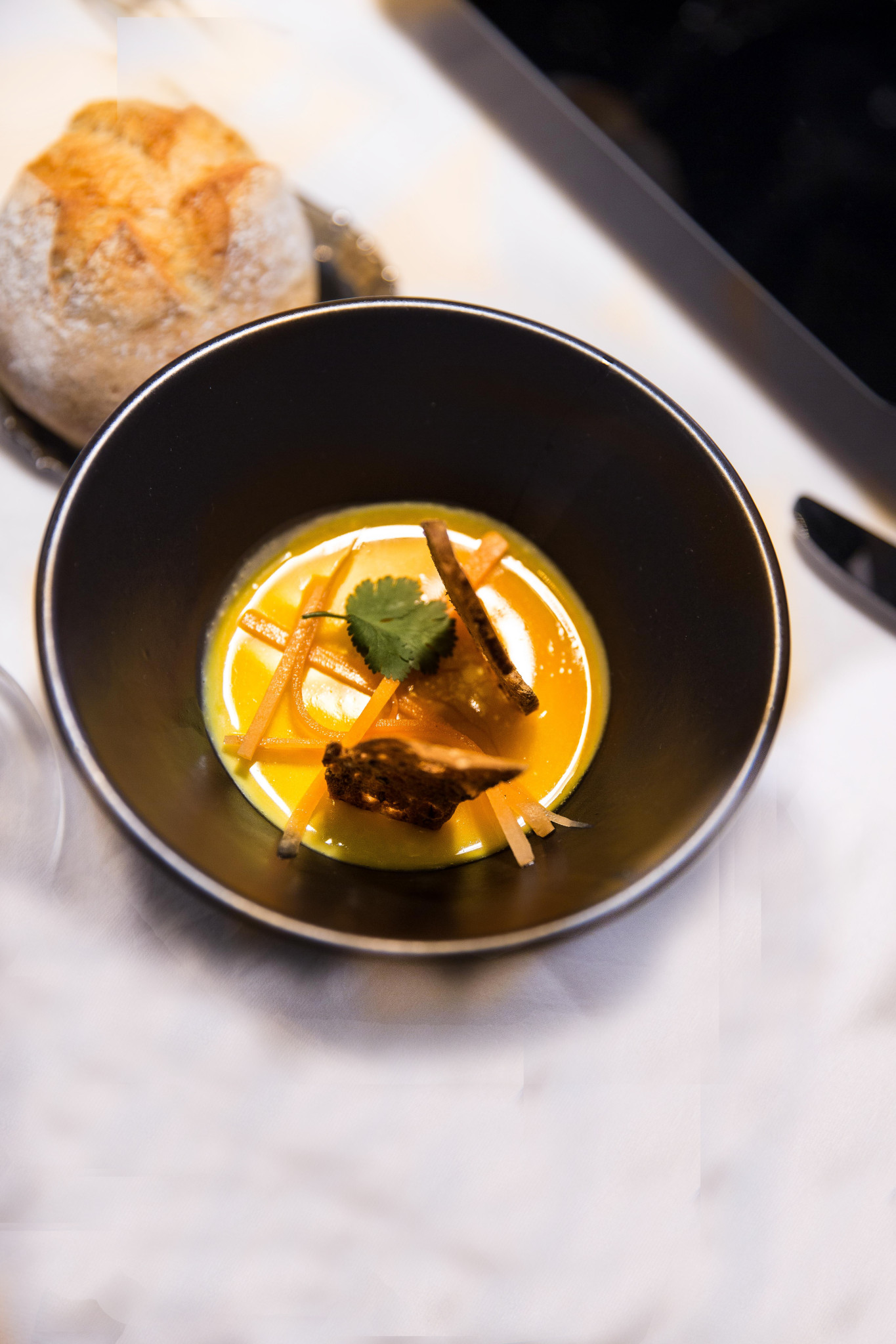 Royale de foie gras, transparence orange safran Jeremy galvan DEF