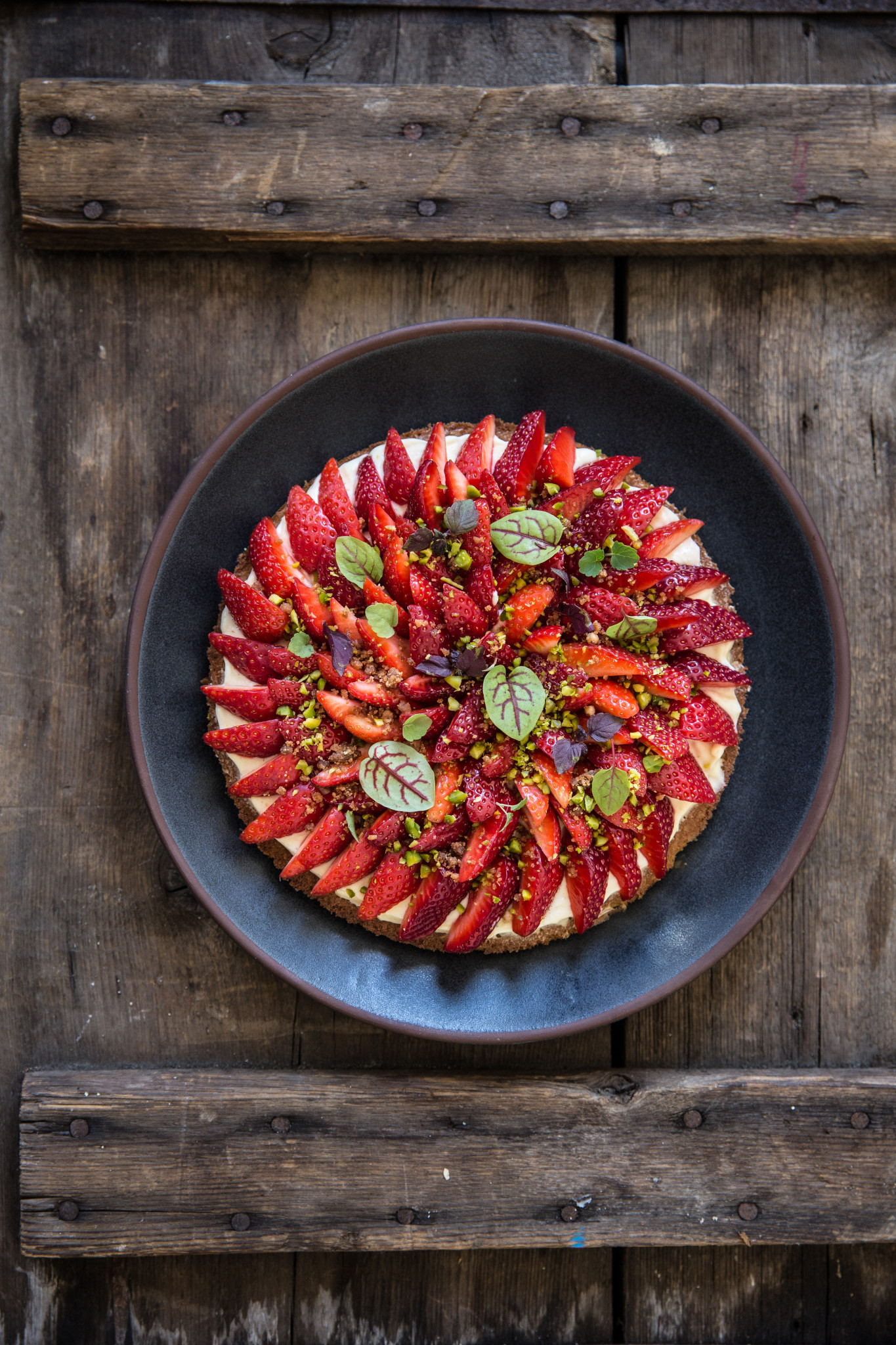 Tarte aux fraises 