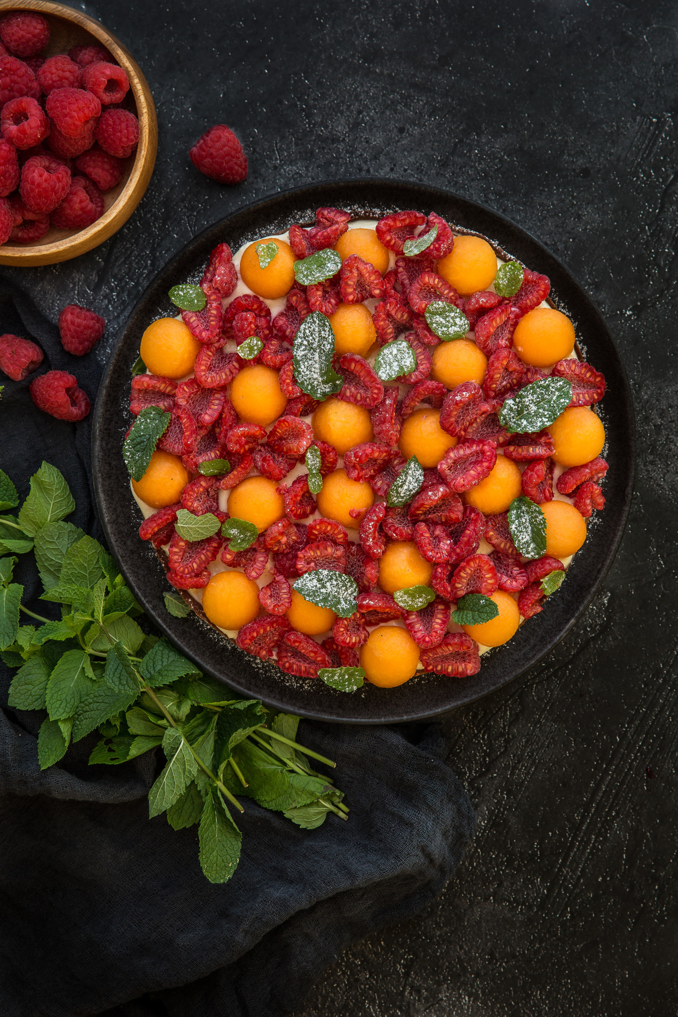 tarte framboise melon (1 sur 1)