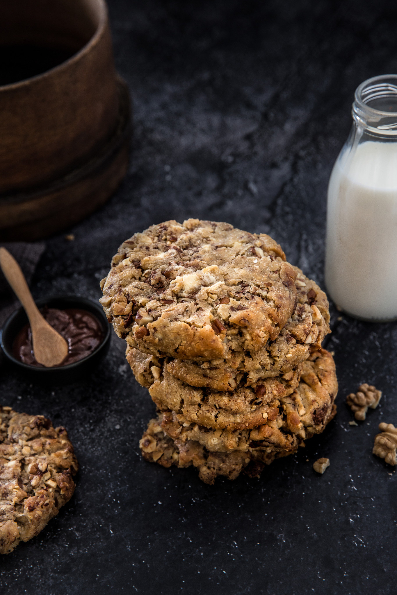 cookies trois chocolats