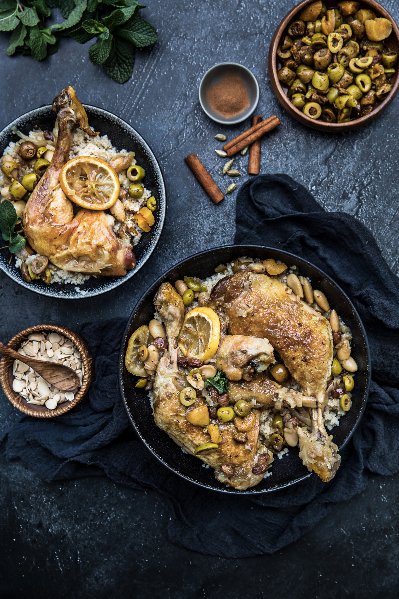 Tajine aux olives et citron