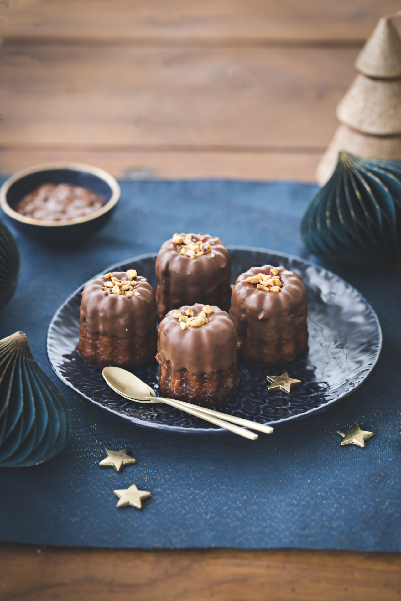 Recette de cannelés glacage chocolat rocher